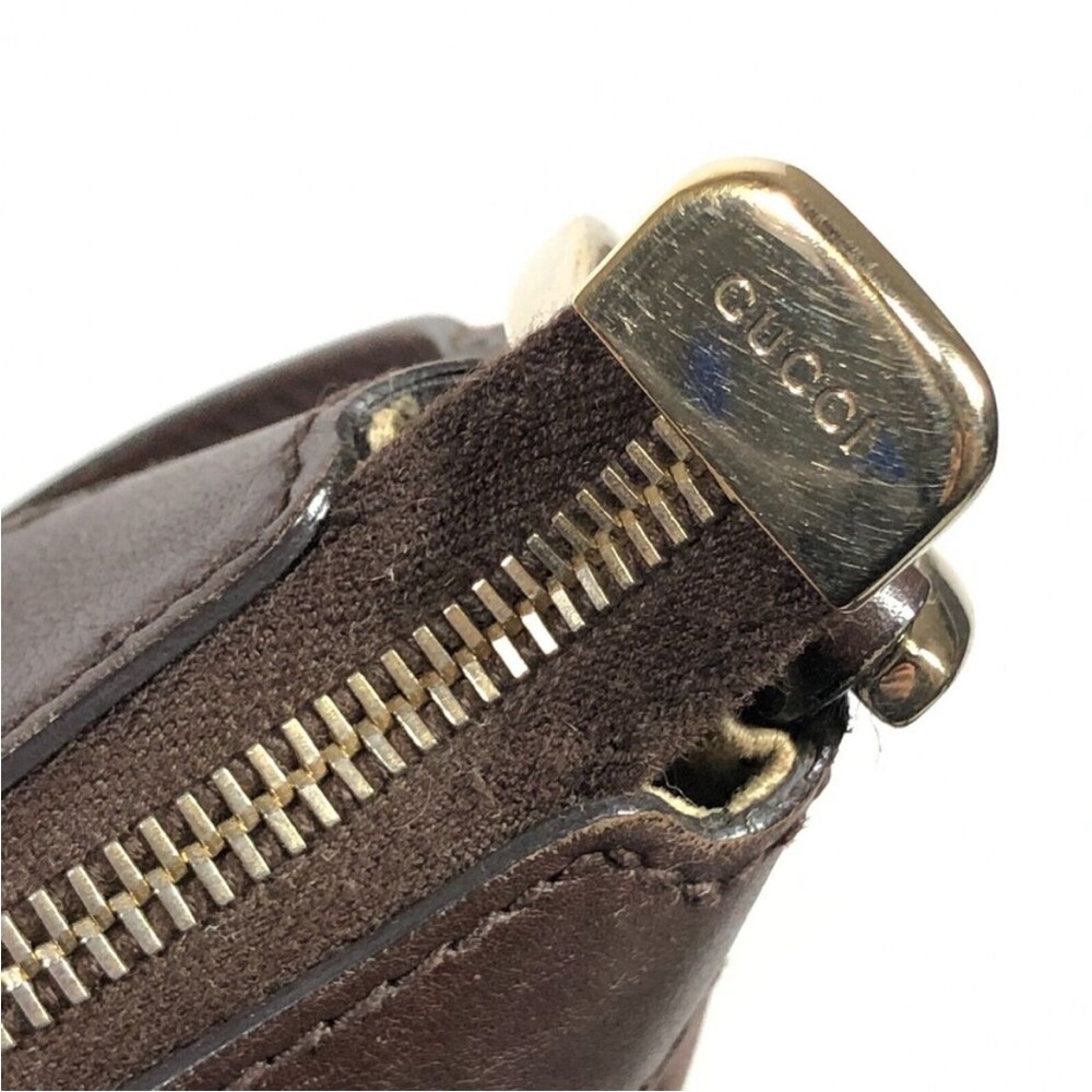 Gucci Brown Monogram Crossbody Bag - Picture 12 of 15